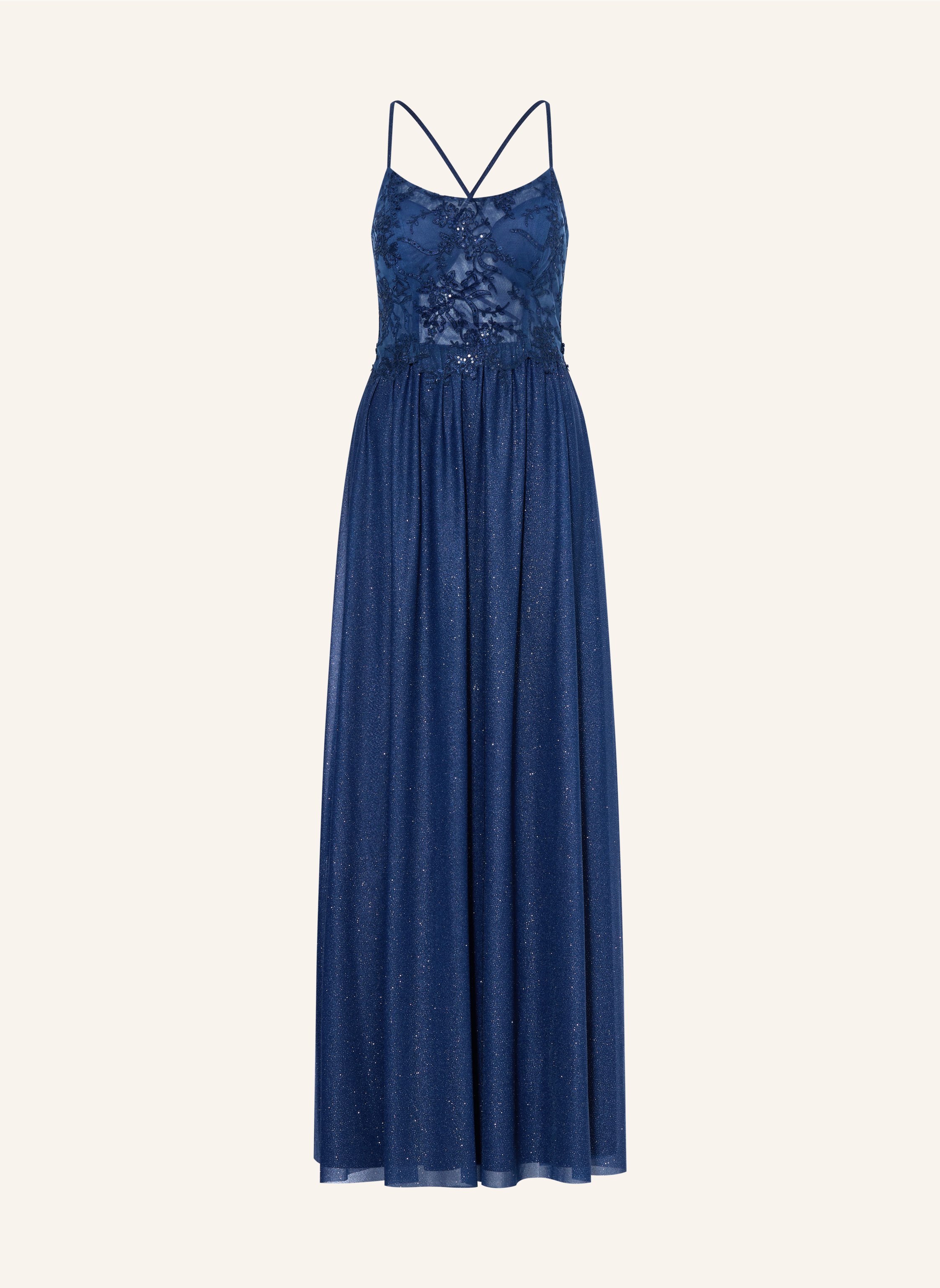 Suddenly Princess Abendkleid mit Spitze und Glitzergarn