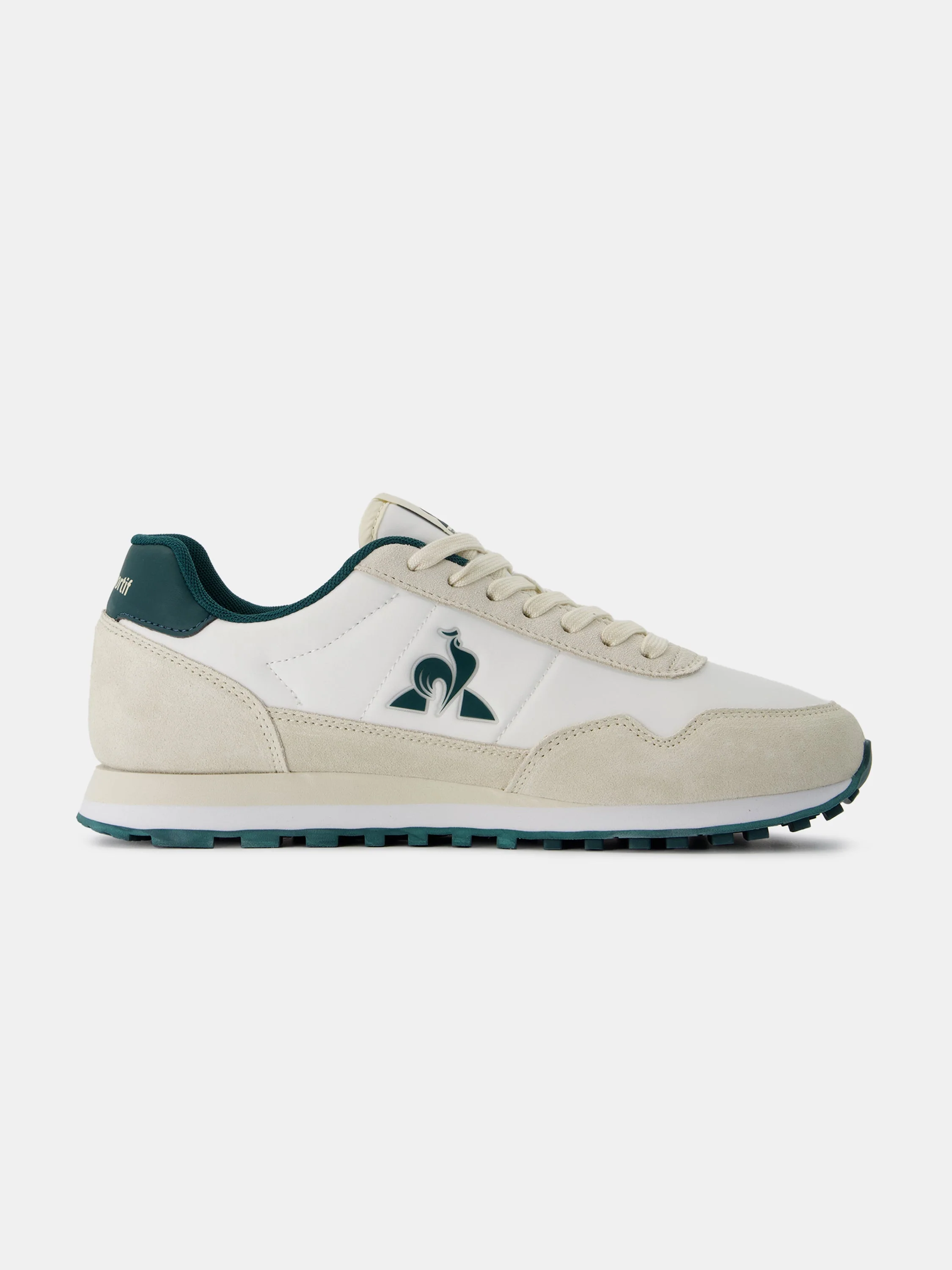 Basket retro-running en textile et suede Astra