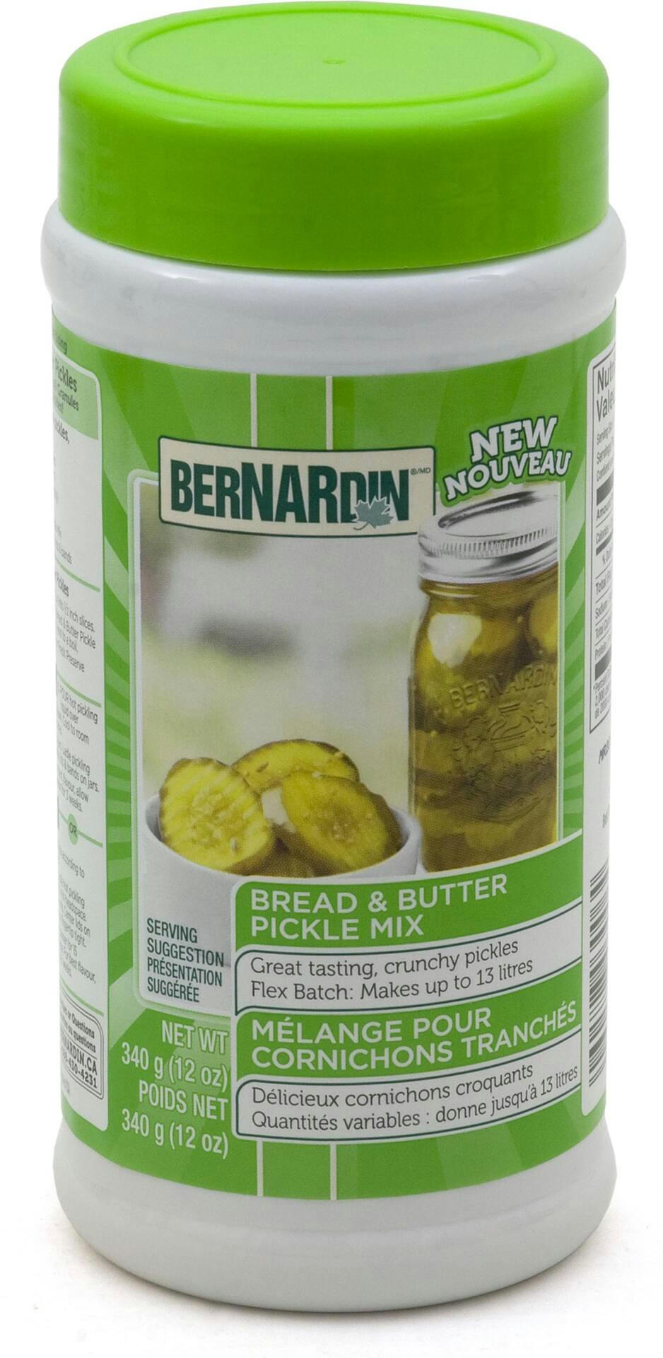 Bernardin Bread & Butter Pickle Mix, 340 g