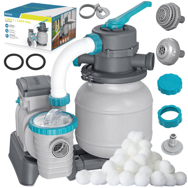 Pompa piaskowa do basenu 6056 l/h   kulki filtracyjne Bestway