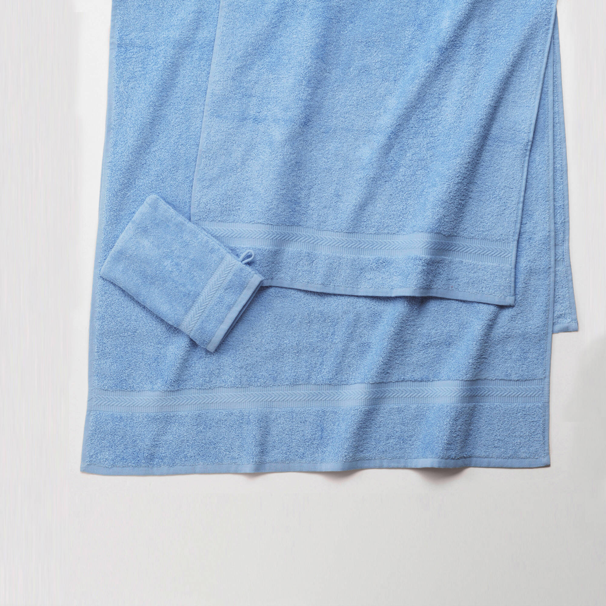 Collection serviettes de bain unies 420 g/m2 confort moelleux