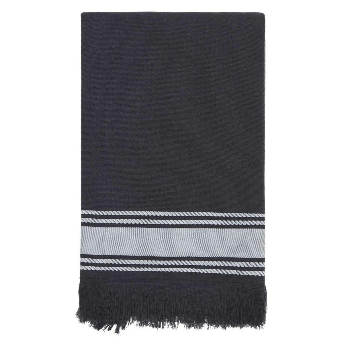 BAHAMAS - Serviette de plage Bleu Nuit 100x180 cm