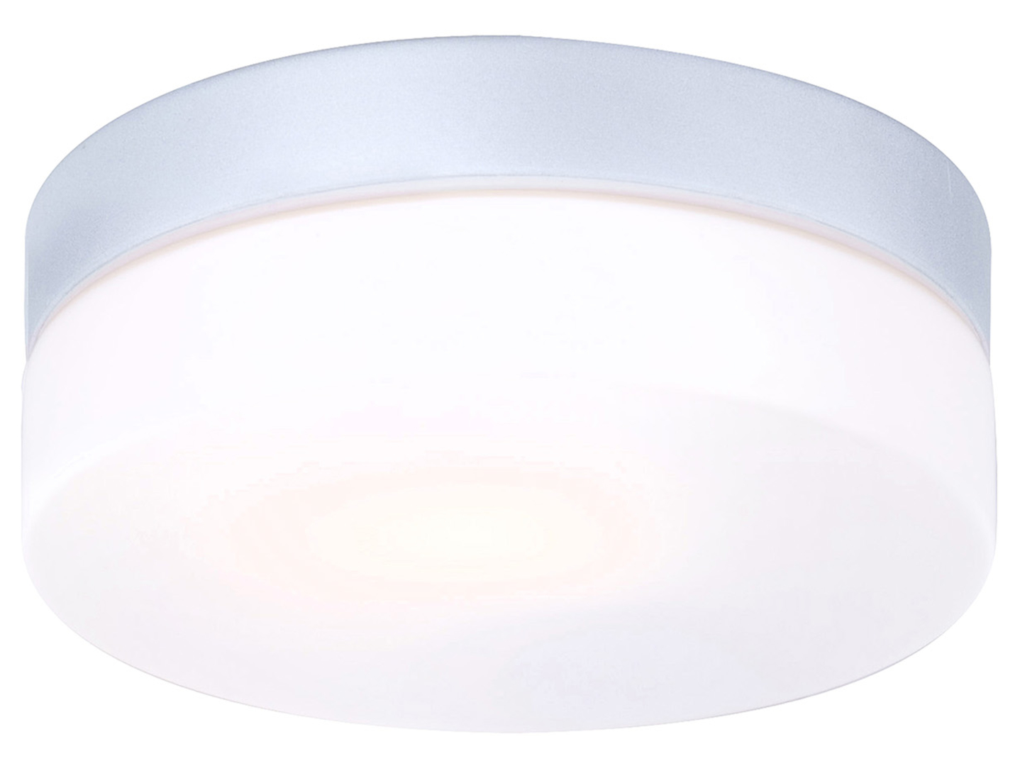 Plafon zewnętrzny Vranos 18.5 cm aluminiowy biały