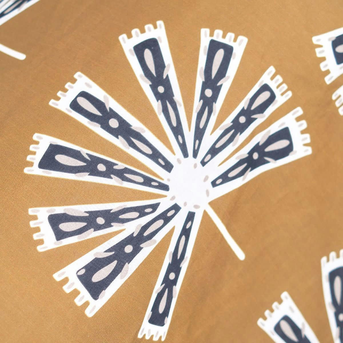 - Parure de lit en Coton Marron 240x220 cm