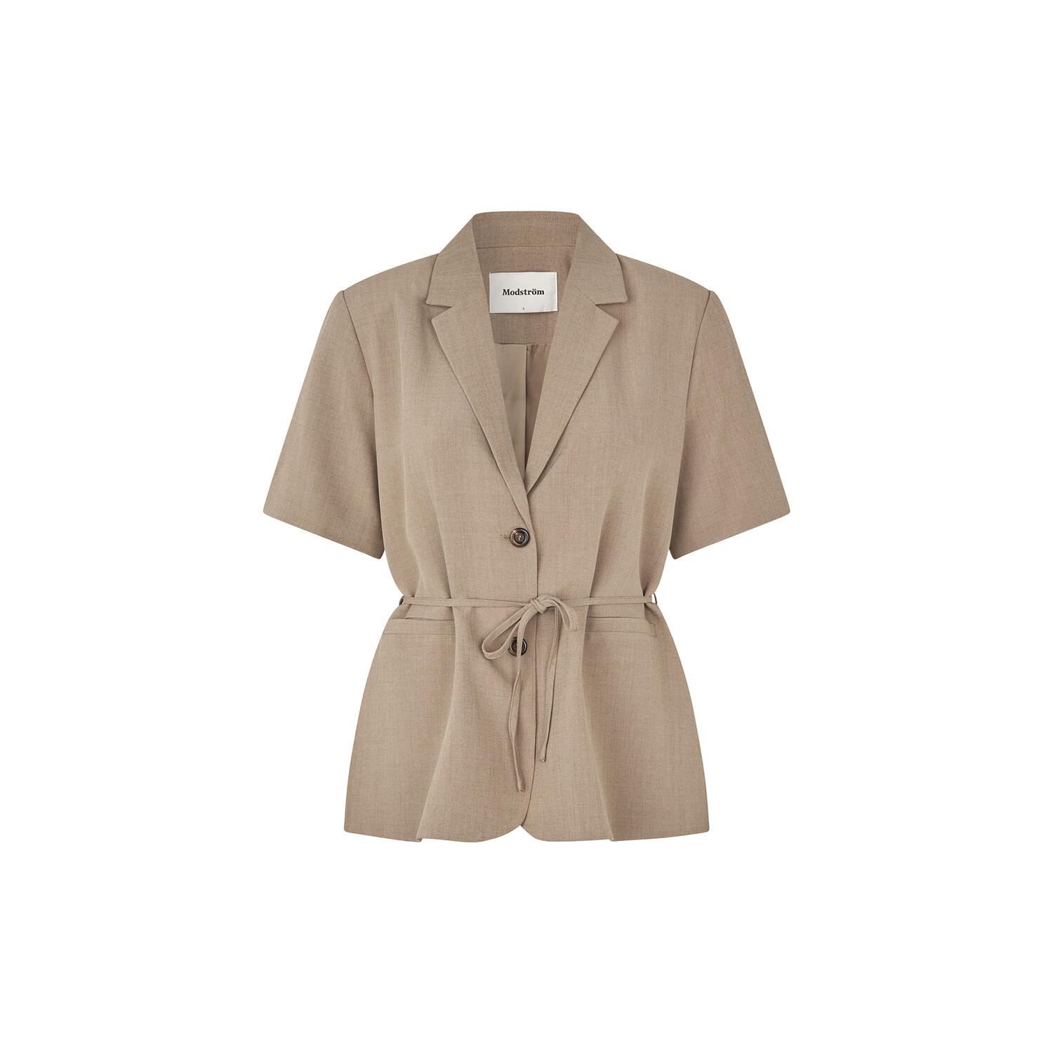 Alayamd SS blazer, nuthatch melange