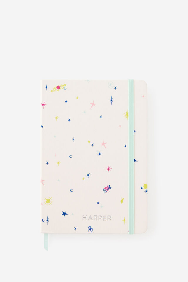 Personalised A5 Hard Lined Notetaker Notebook