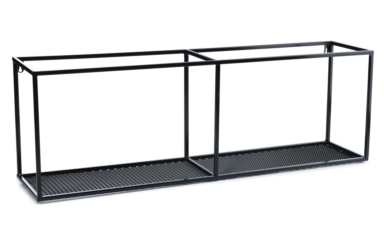 Funkcjonalna półka wisząca industrialna 90 cm LOFT metal