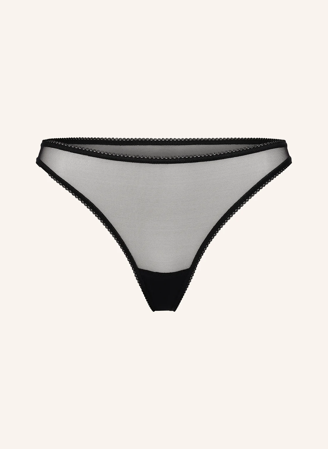 erlich textil Iconic Mesh String mit Polyamid - goldfarbene Details