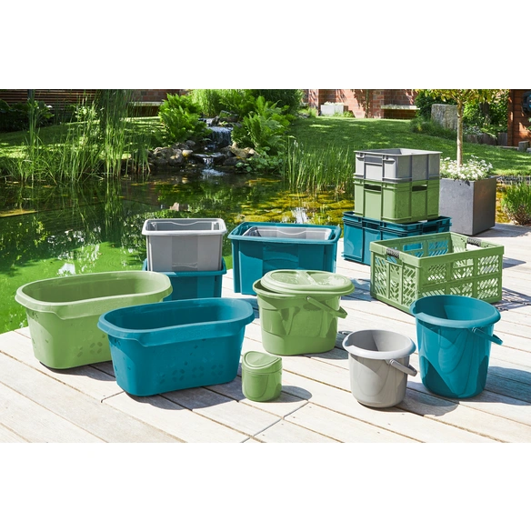 Eimer »mika«, 5,0L D.24x20 cm stone grey
