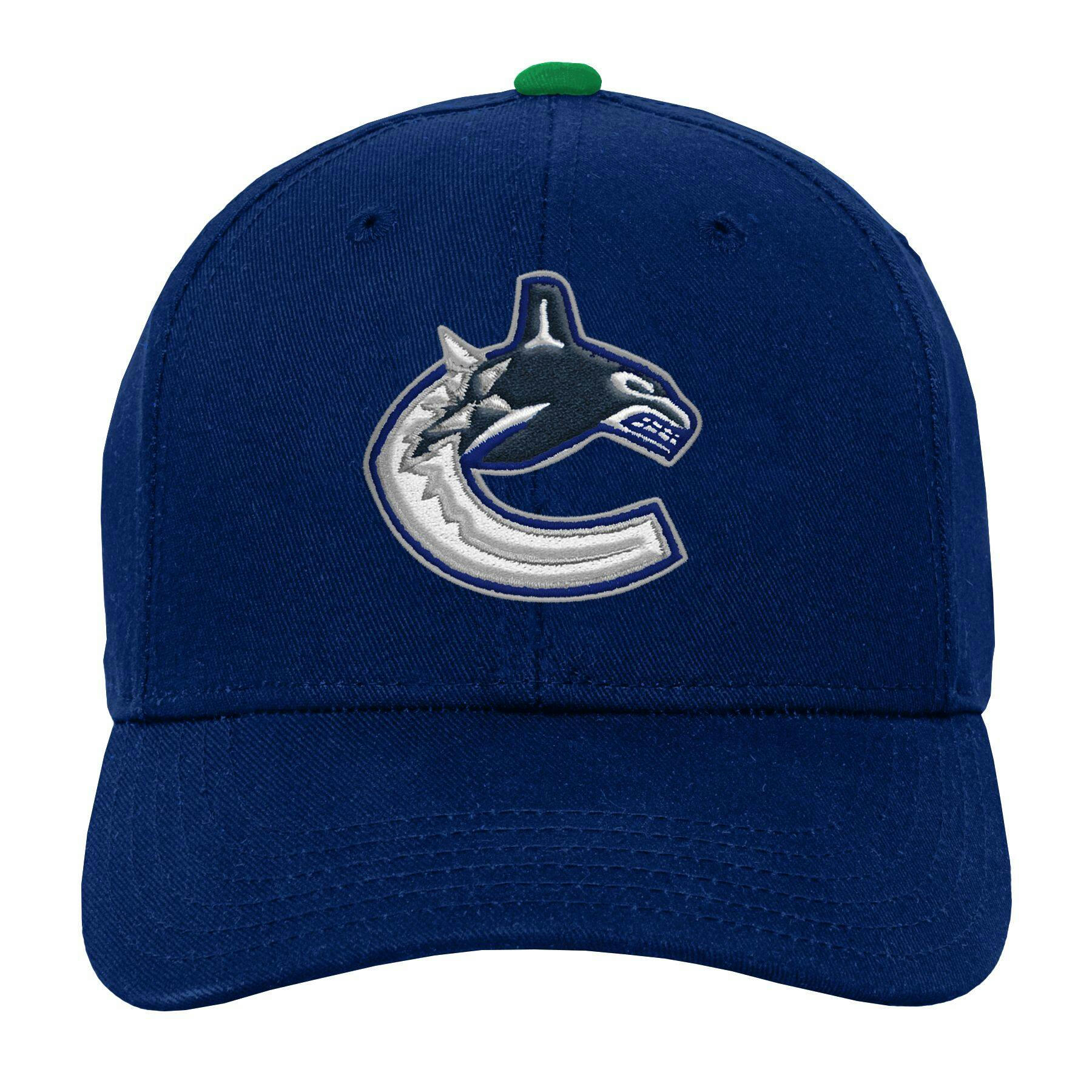 NHL Vancouver Canucks Precurved Snap Adjustable Cap, Youth
