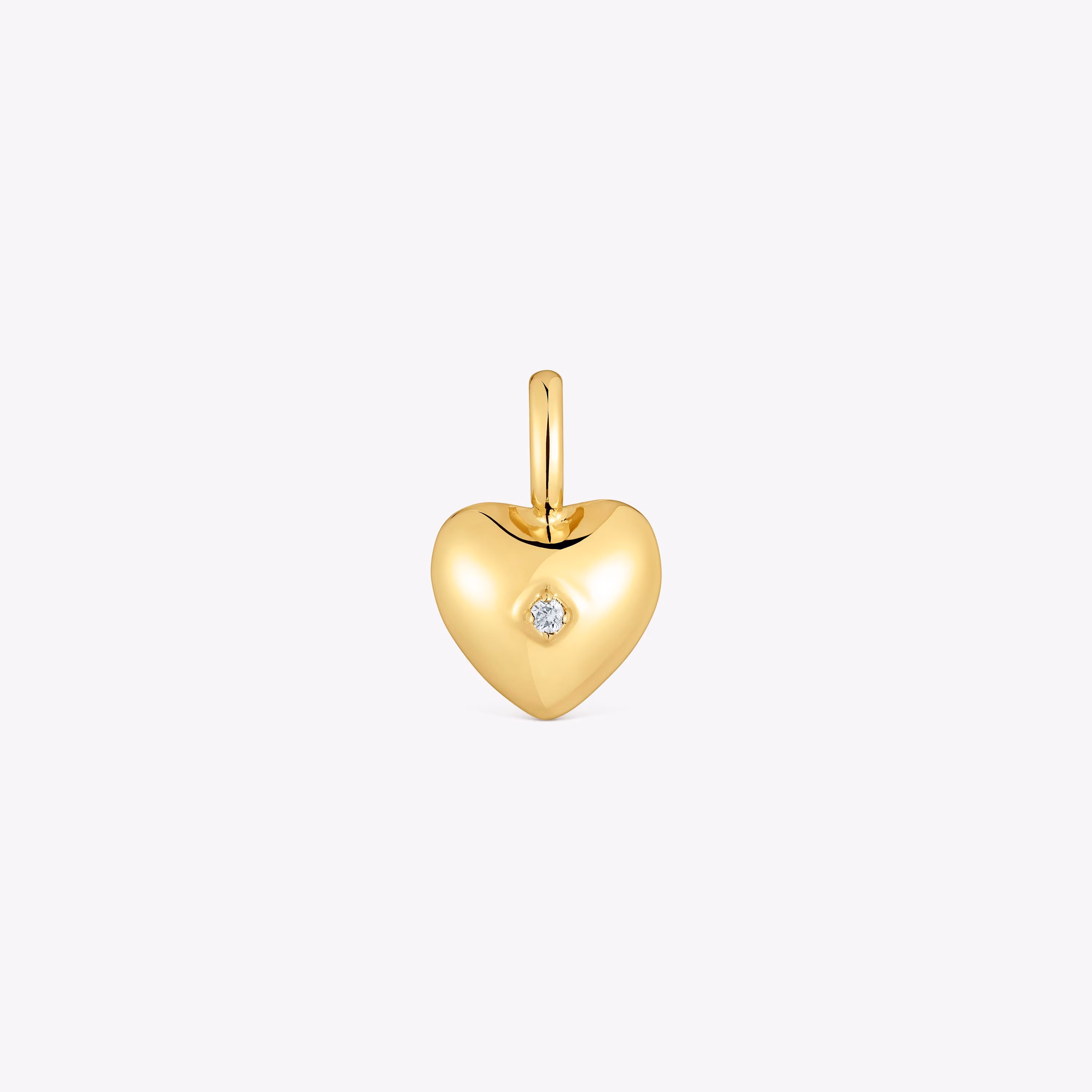 Colgante de oro y diamante corazón pequeño My Other Half