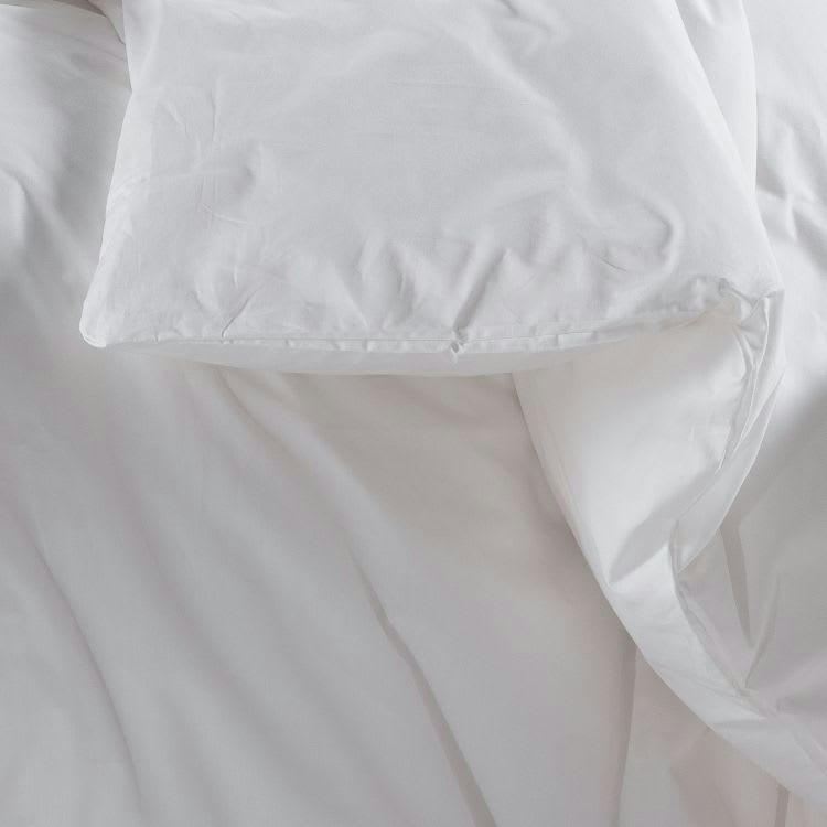 PERCALE MONTELEONE - Housse de couette en Coton Blanc 140x200 cm
