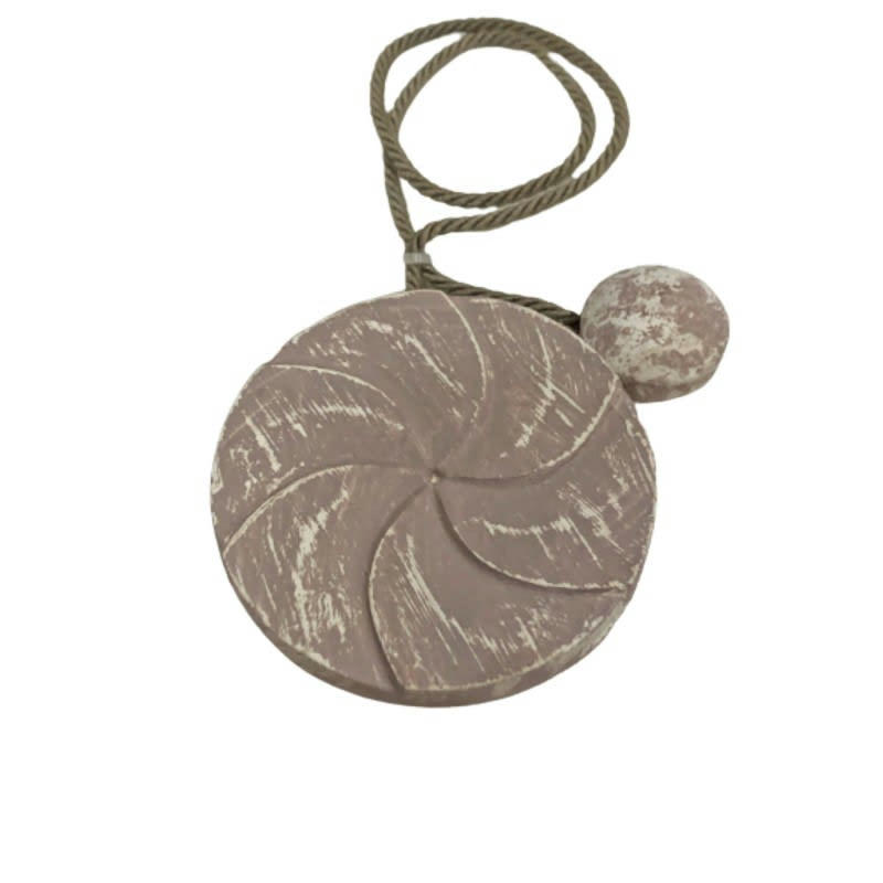 ROSA - - Embrasse rideaux aimantée bois Sans Perçages - Lin