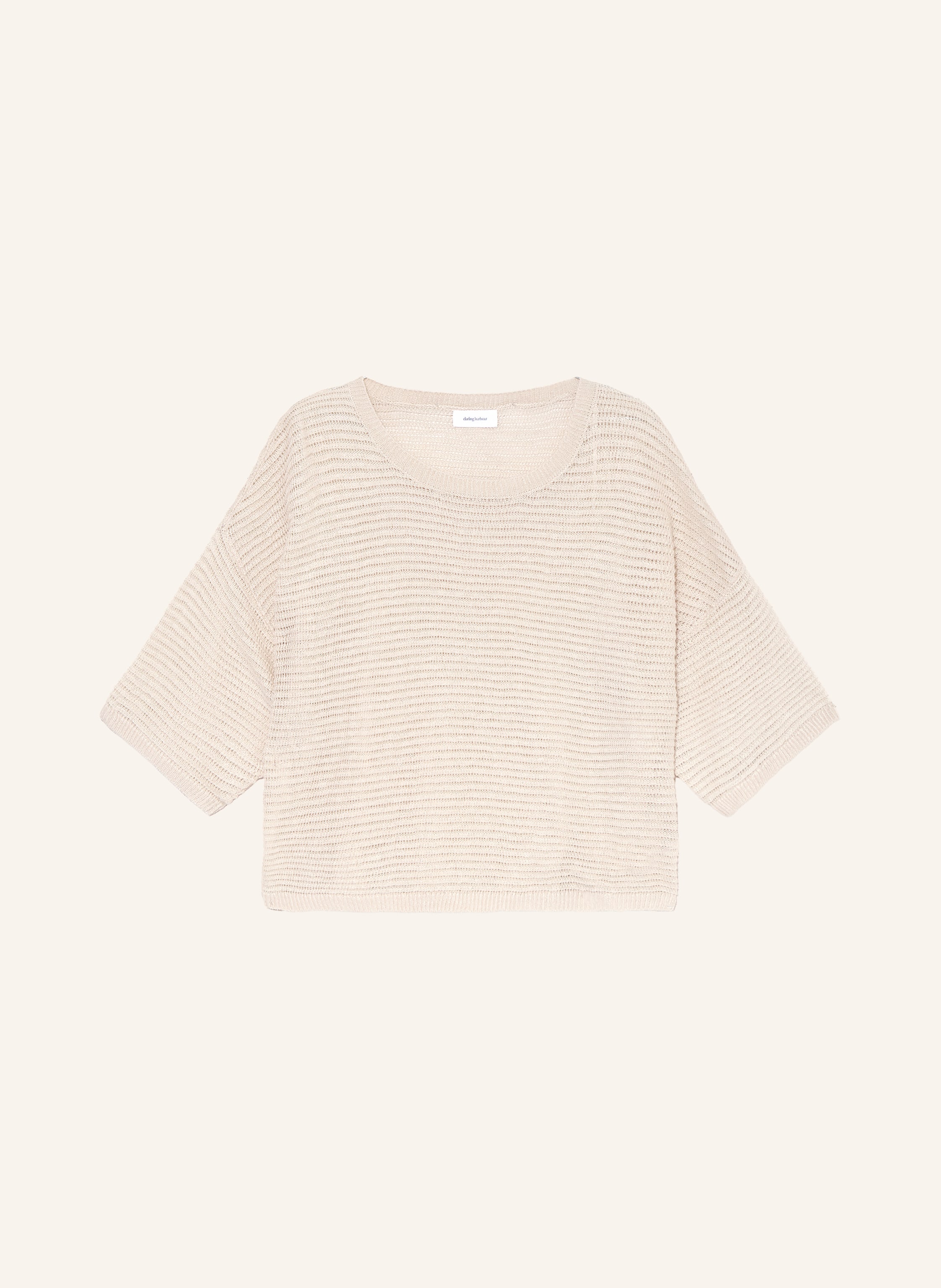darling harbour Strickshirt aus Leinen