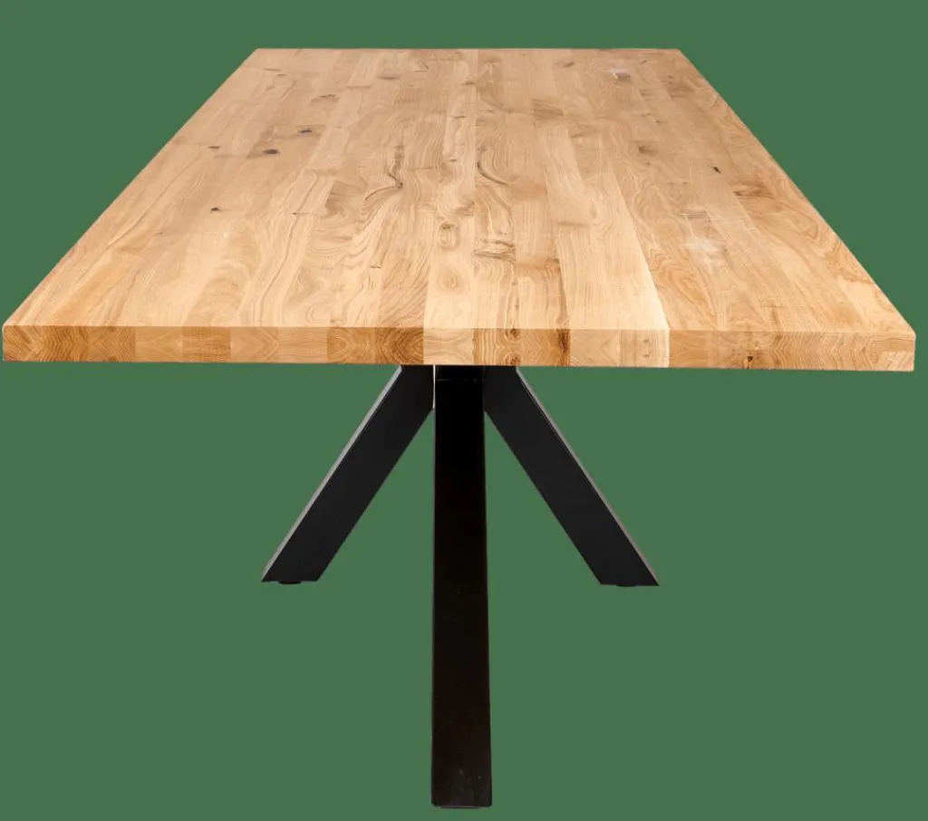 Tables À Manger^CASA NEW OAK Pied De Table Noir