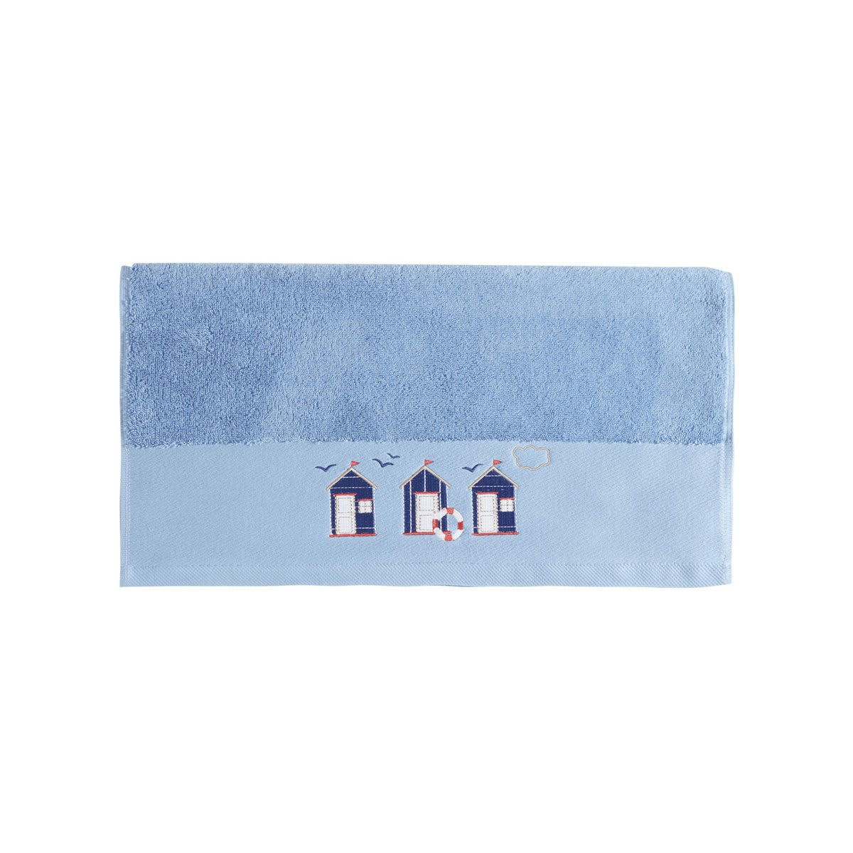 CABINE 21 - Serviette de toilette  cobalt 50x100 cm