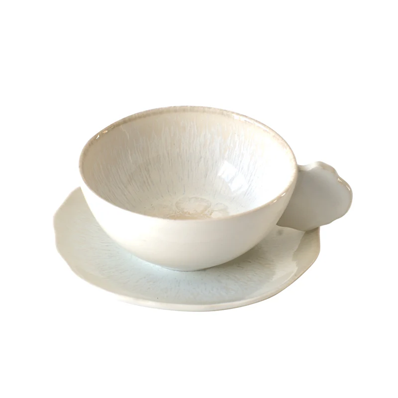 tasse & sous-tasse m perle
