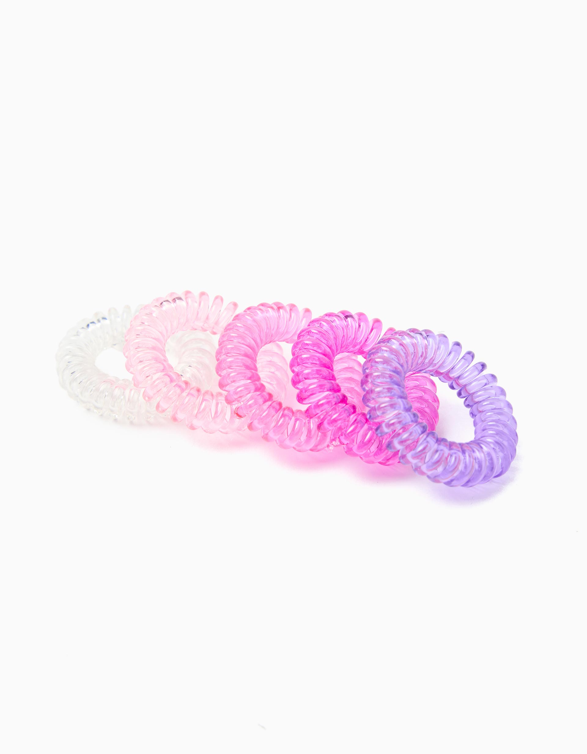 Pack 5 El&aacute;sticos de Cabelo, Menina, Multicor