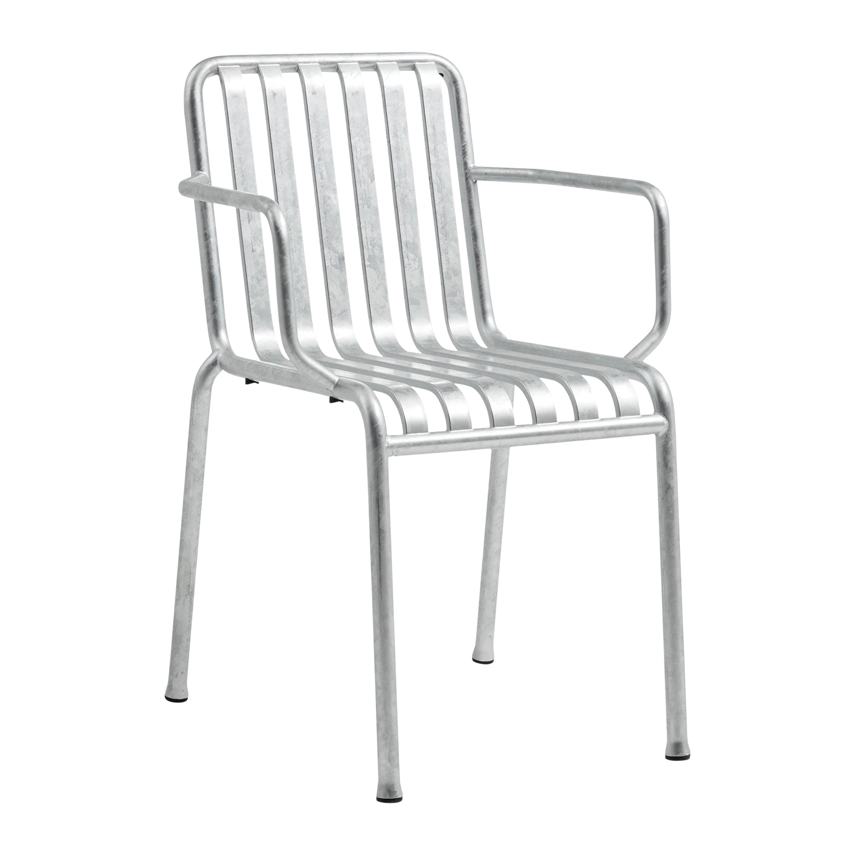 HAY Palissade Stoel met Armleuning - Gegalvaniseerd Staal