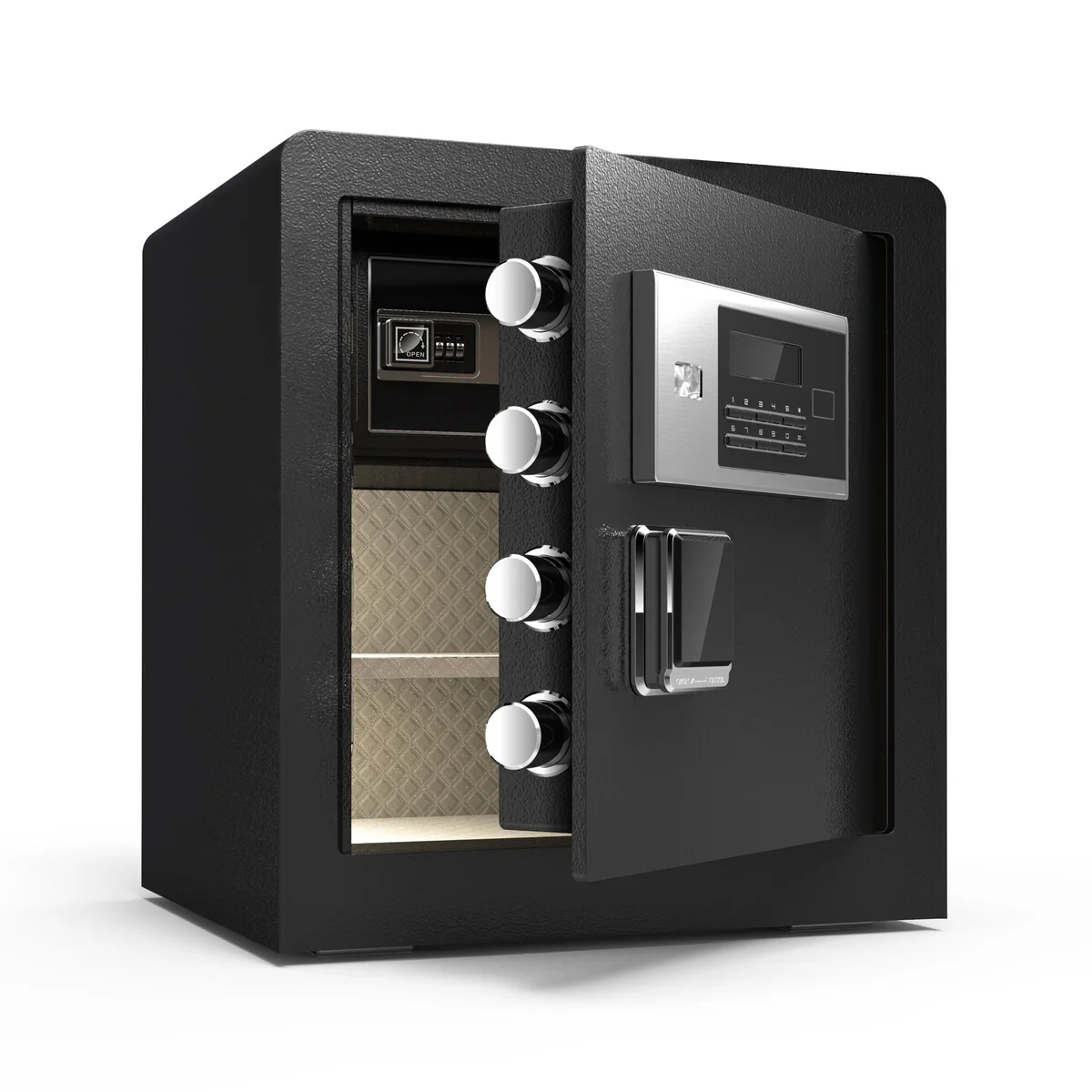 Nestfair 1.7 Cubic Feet Digital Security Safe Box - Black