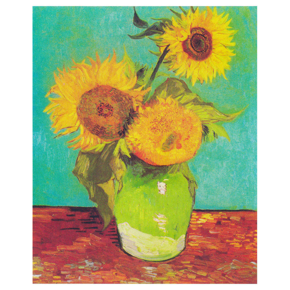 - Tableau vase avec trois tournesols Vincent Van Gogh 50x60cm