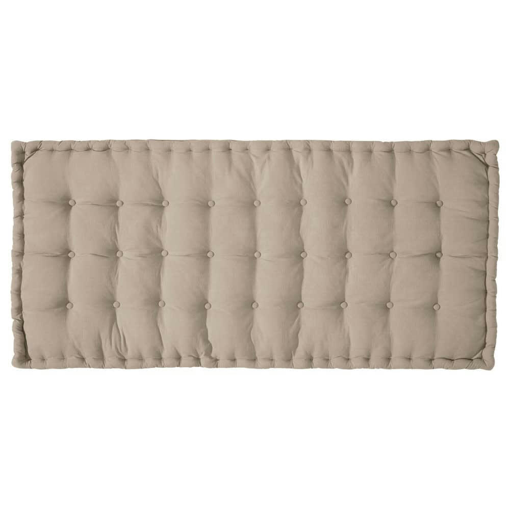 - Matelas enfant en coton taupe 90x190