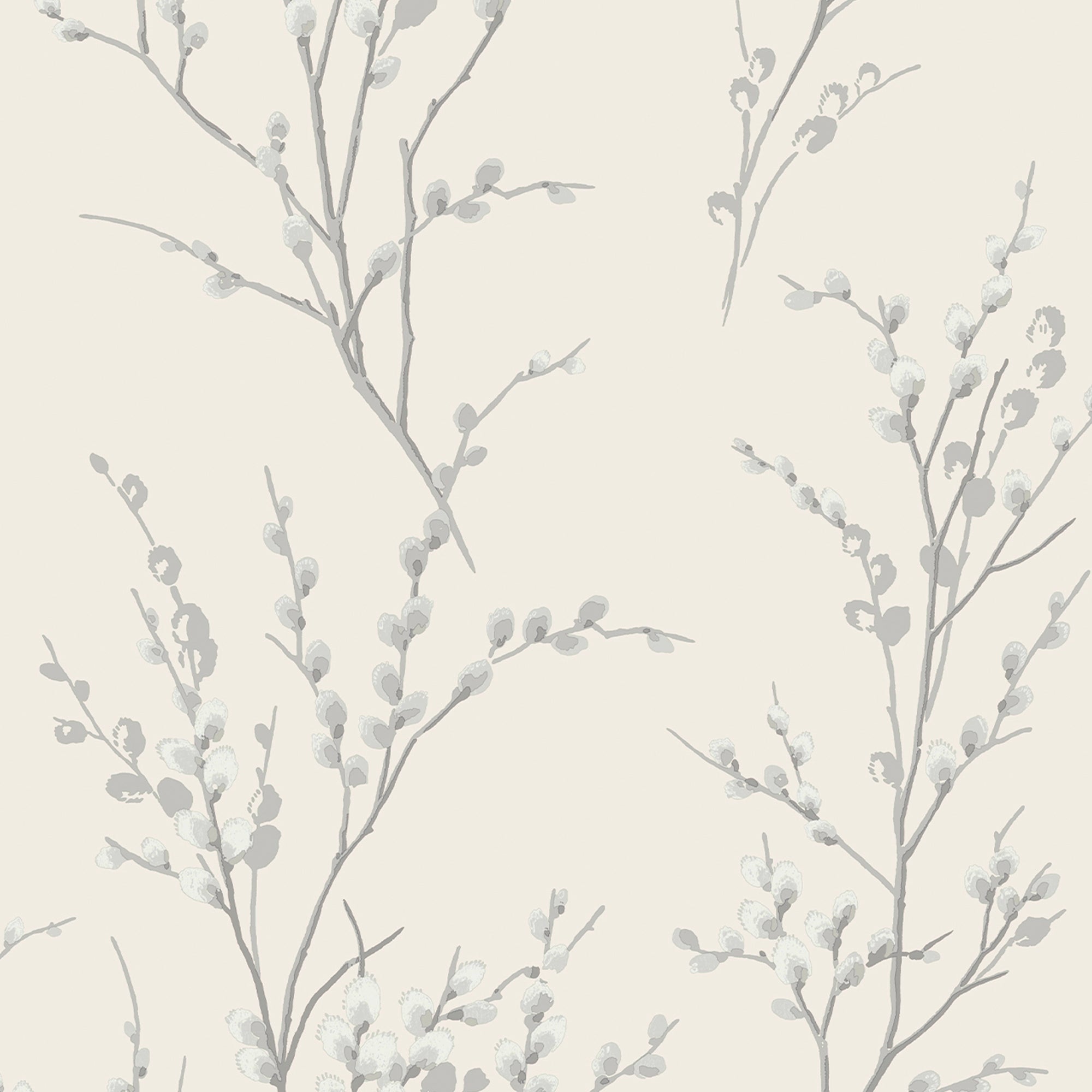 Laura Ashley Vliesbehang - Boswilg Steel - 10mx52cm