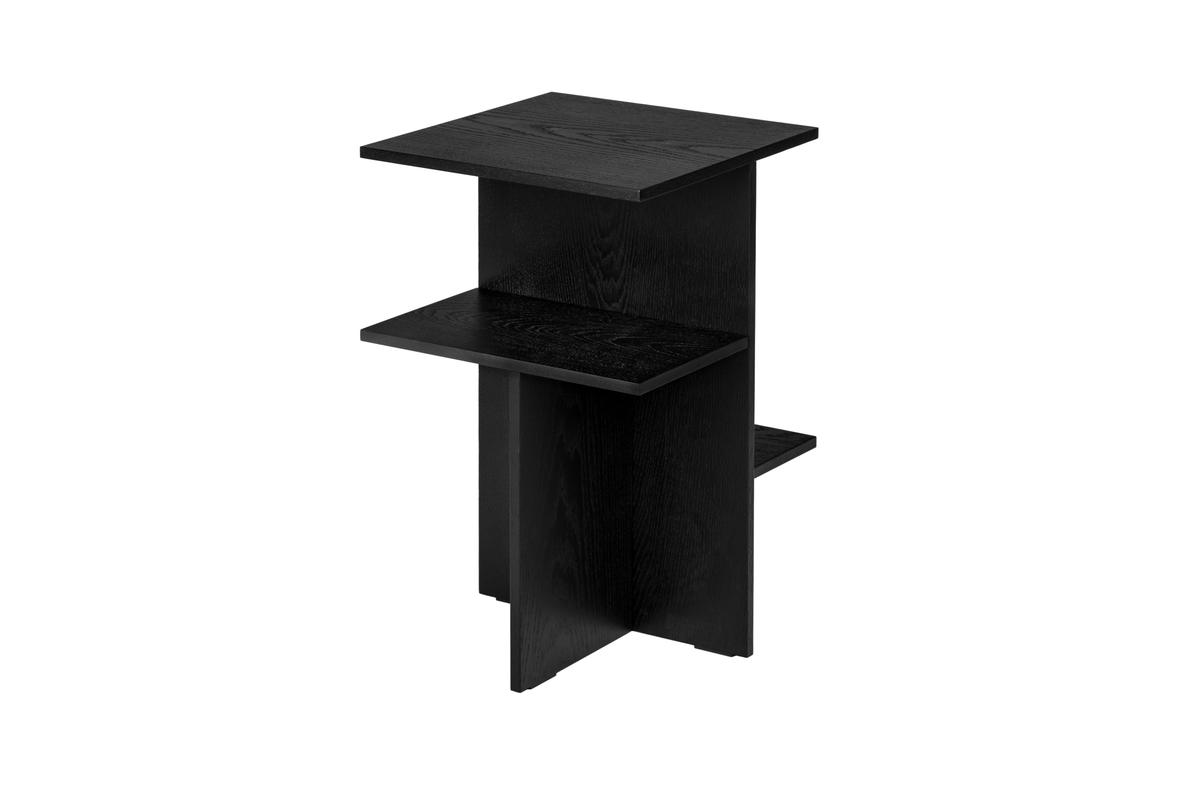 noo.ma ATIK Bijzettafel - Vulcano Black Oak