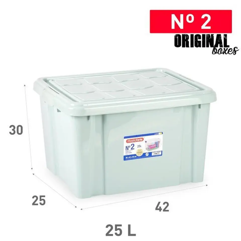 Plasticforte Multi Storage Opslagbox - mintgroen - 25L