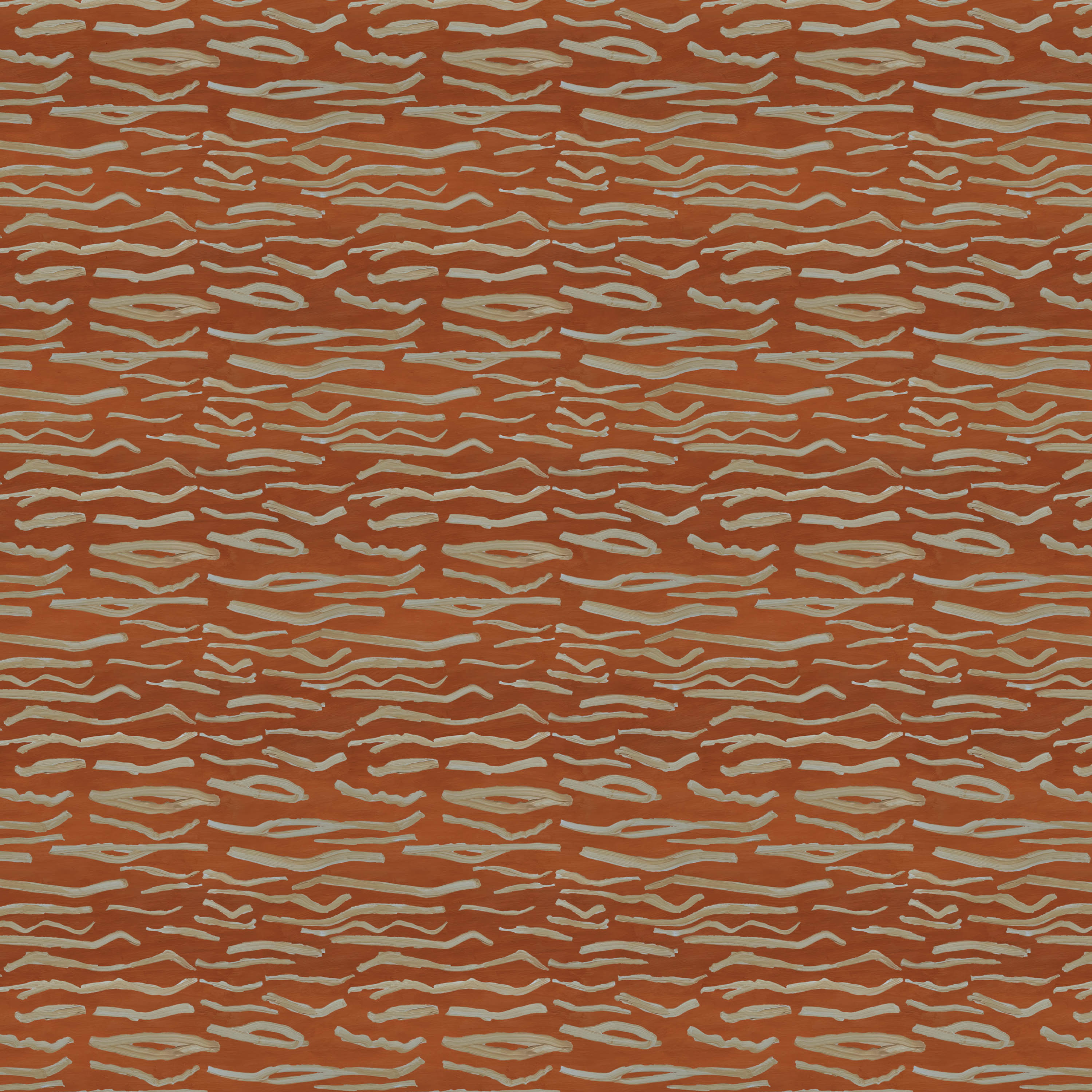 Catchii Behang Animal stripes Rust