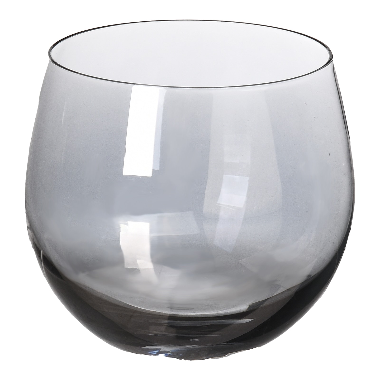 Wasserglas Ball Grau, ⌀ 7.5 cm, H 90 mm