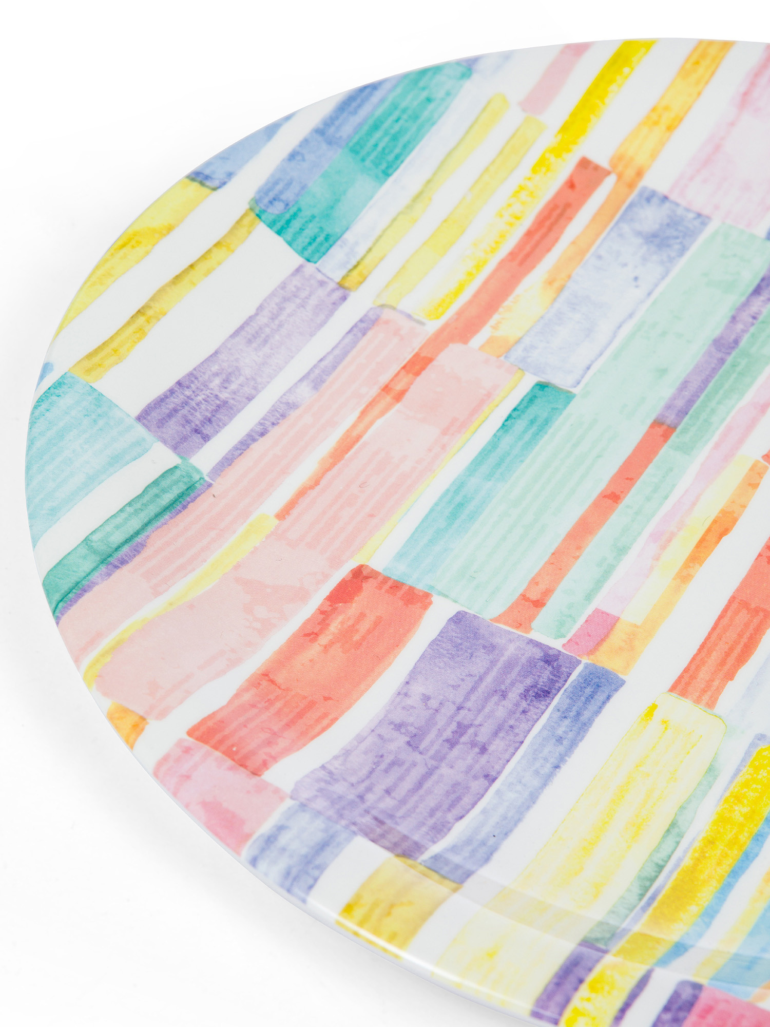 Piatto piano melamina multicolor