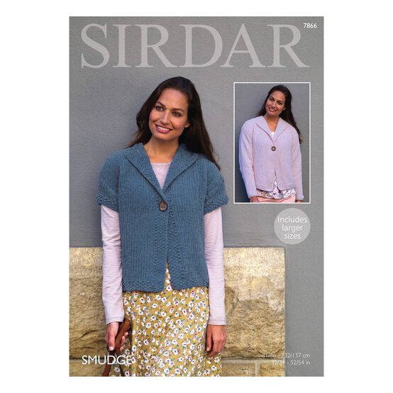 Sirdar Smudge Women's Jacket Digital Pattern 7866