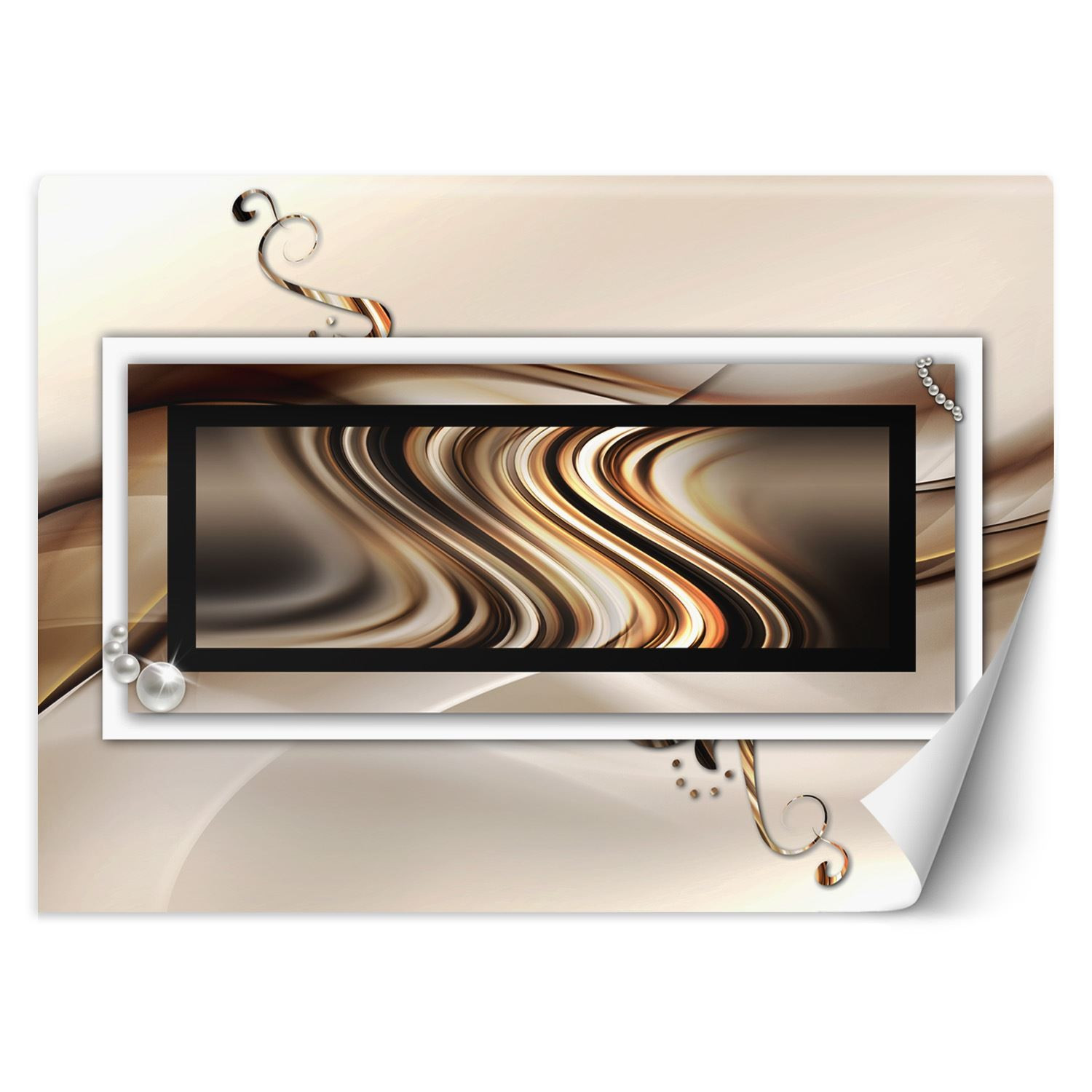 Feeby Fototapeta, Fale i geometria 150x105