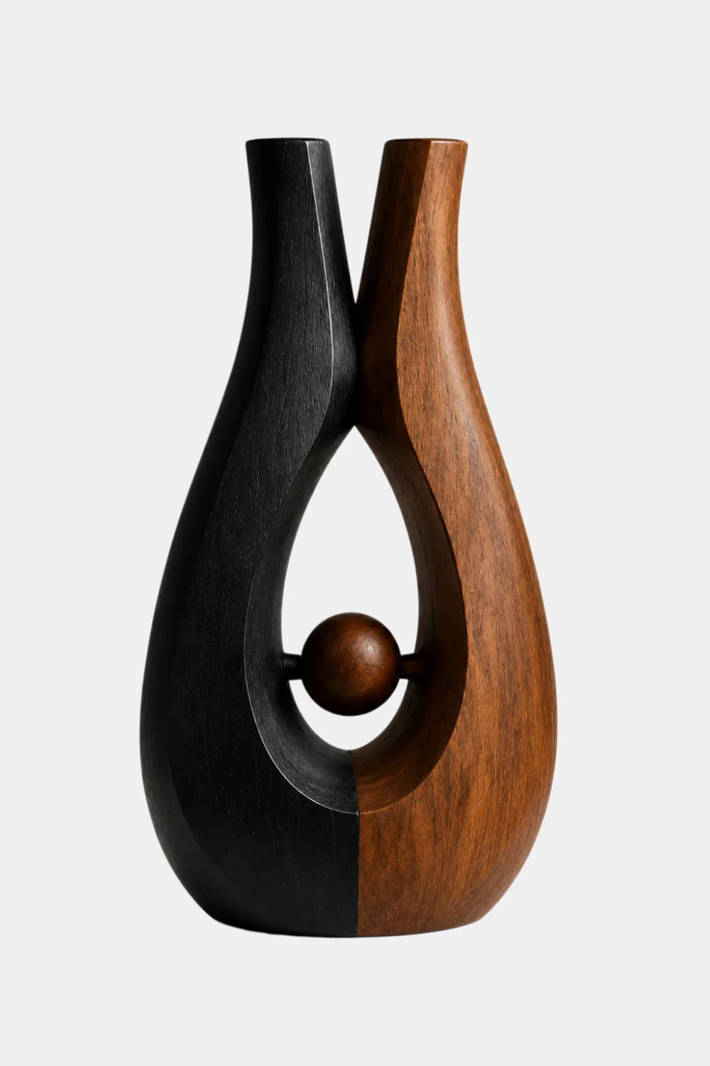 Vase Wood Sculpture #WG090