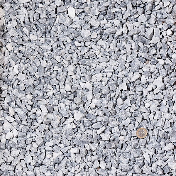Gravier Marbre Bleu / Gris 8-16 mm - Lot de 45 sacs de 20 kg (18 m²) - RO'MA NATURE