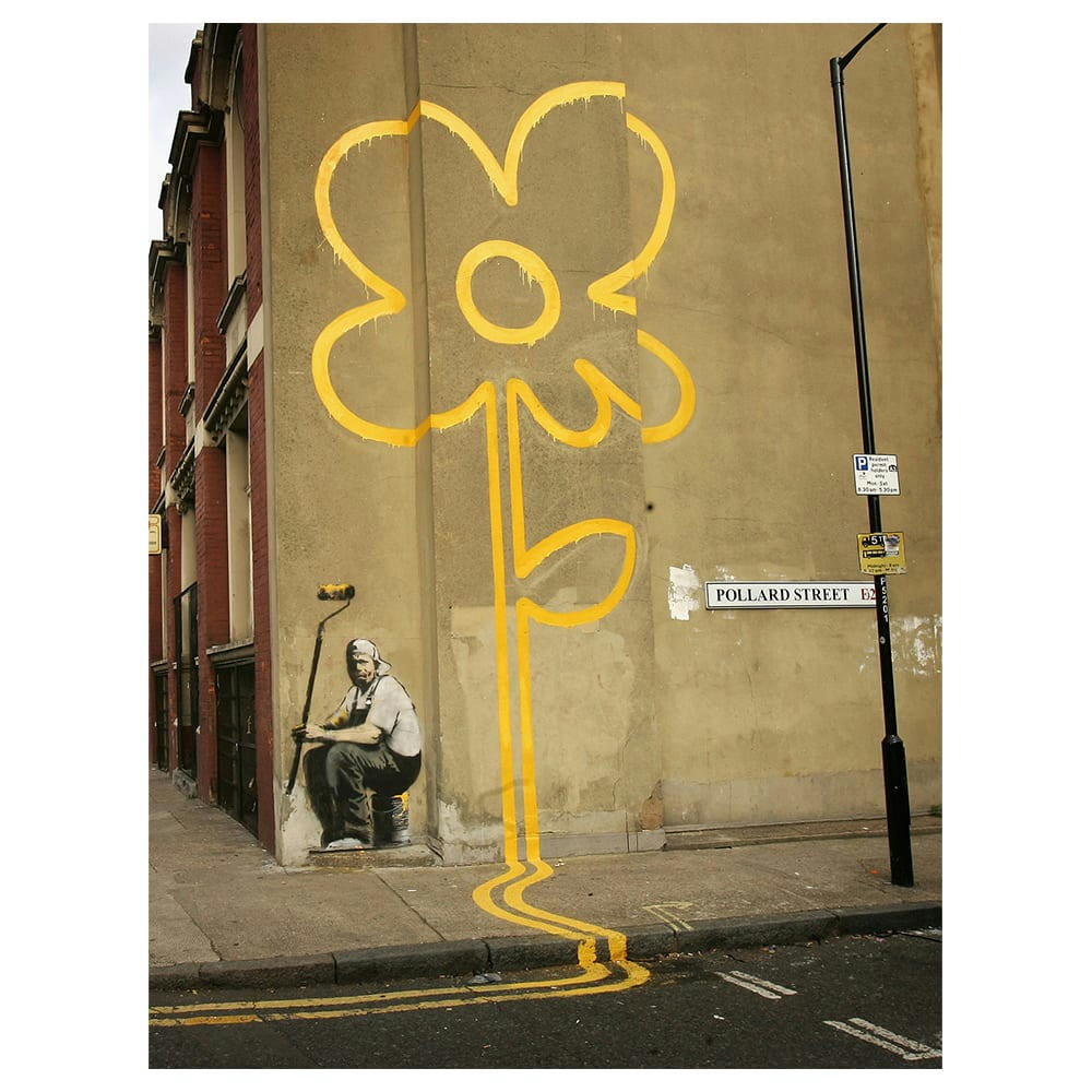 - Tableau impression sur toile Pollard Street Banksy 60x80cm