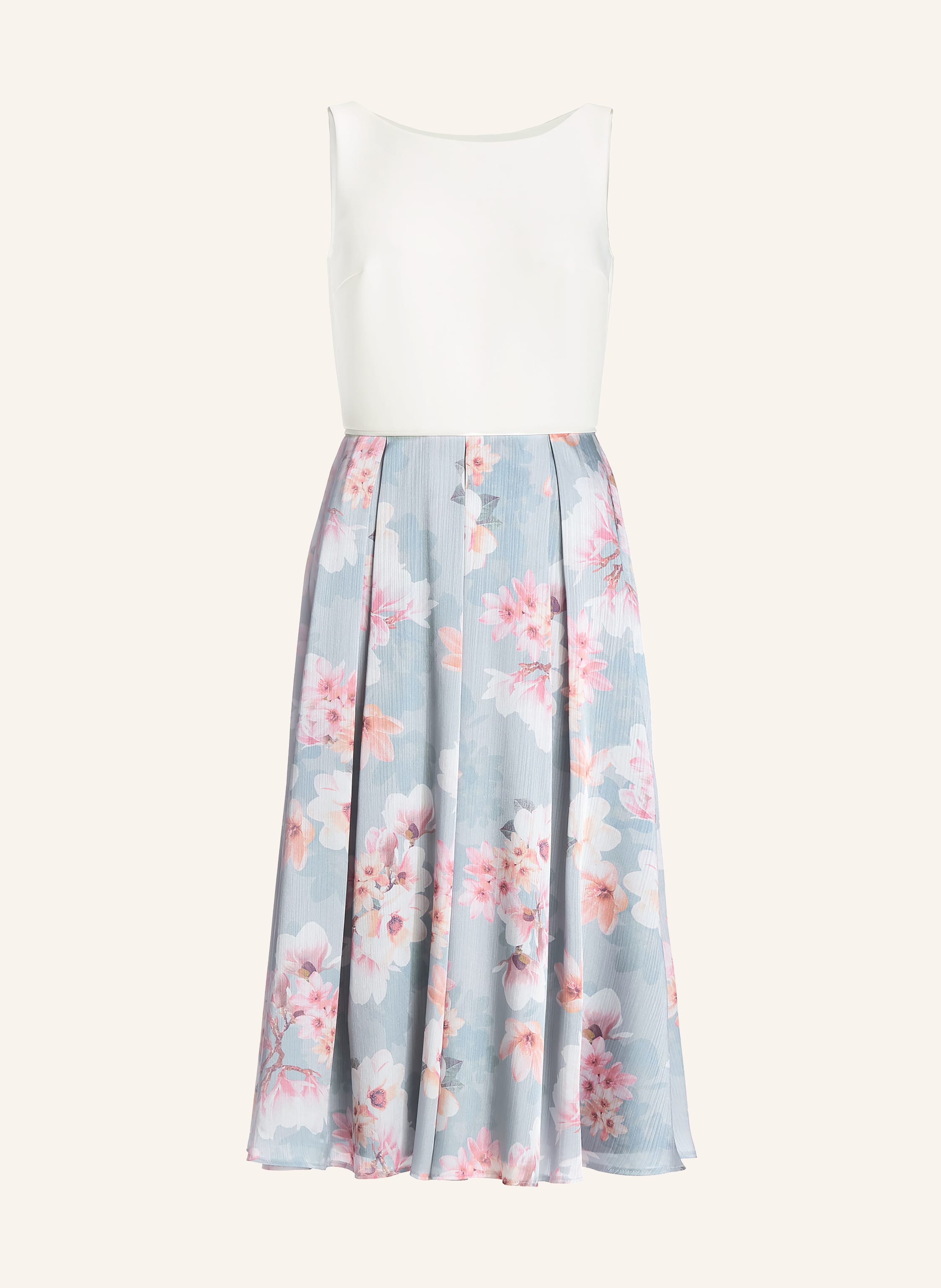 SWING Cocktailkleid im Materialmix