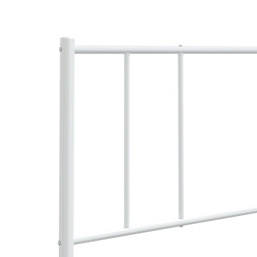 NNEVL Metal Headboard White 107 cm