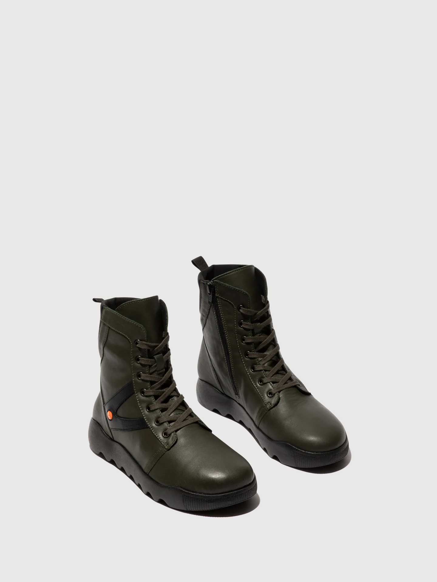 Botas com Atacadores WIDI728SOF MILITARY W/BLACK NEOPRENE