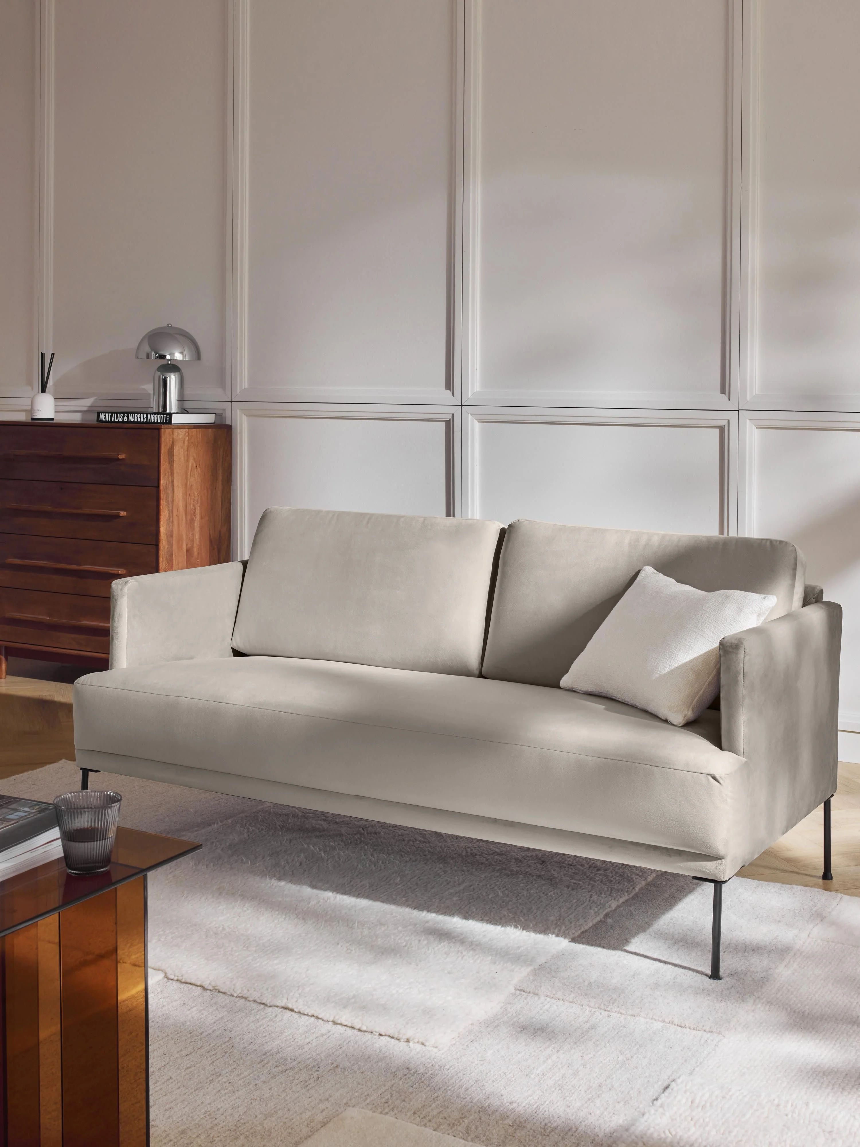 Samt-Sofa Fluente (2-Sitzer)