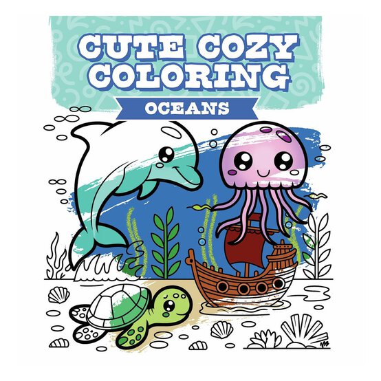 Cute Cozy Colouring: Oceans