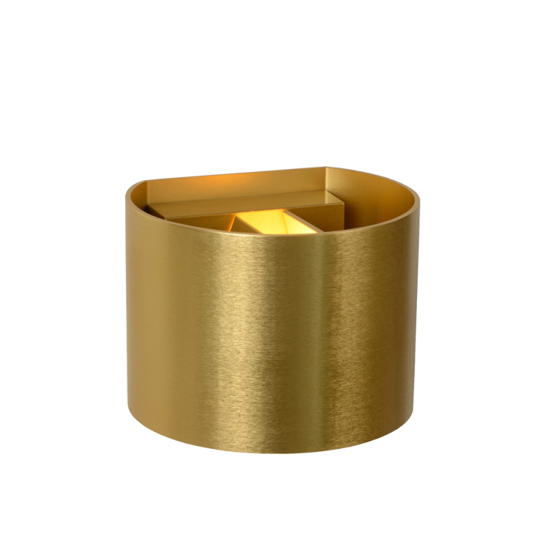 Applique LED Xio ronde dorée mate 3,5 W LUCIDE
