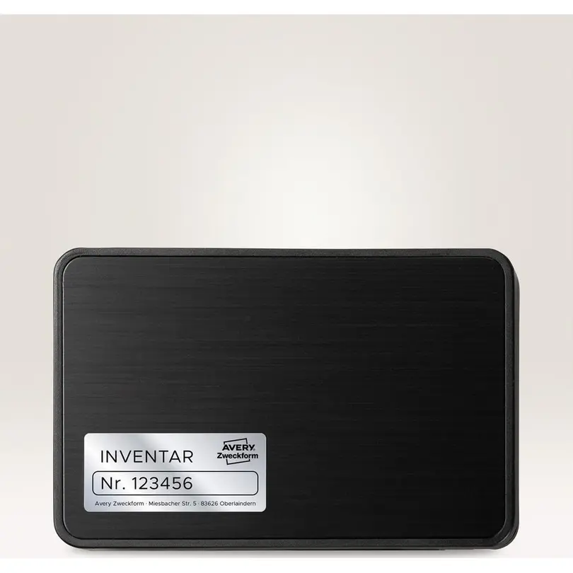 Etiketten 20er-Set Typenschild-Etiketten