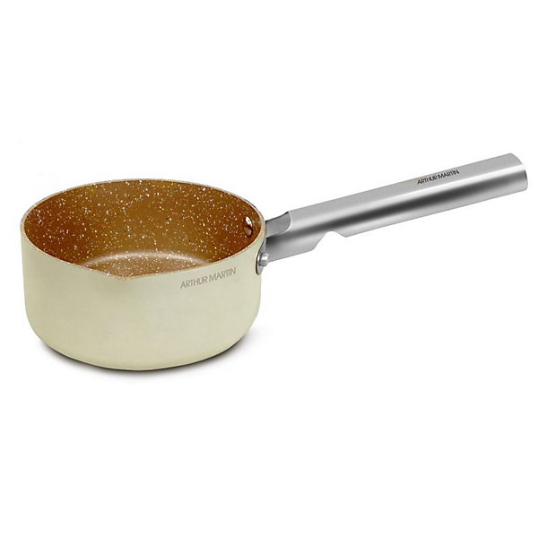 Casserole en aluminium forgé 18 cm Crème Arthur Martin AM1903