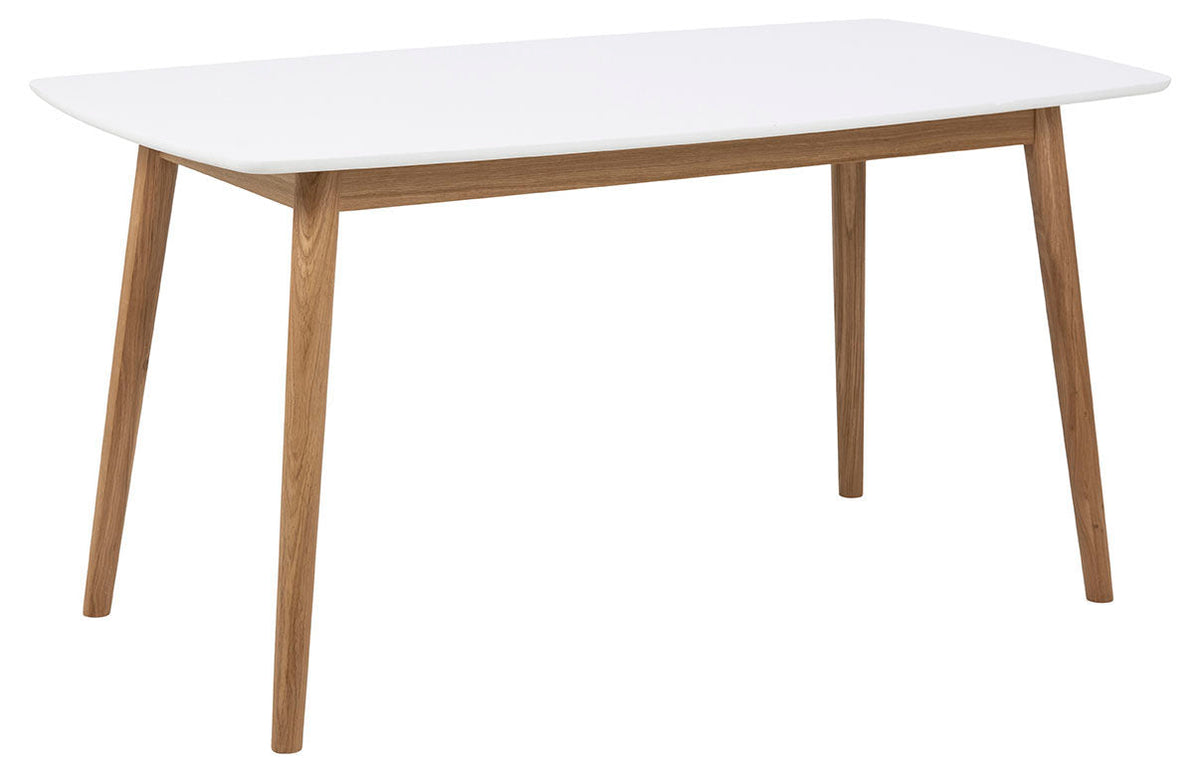 Rebellenclub Eetkamertafel Tarnaby - 150 x 80cm - Wit