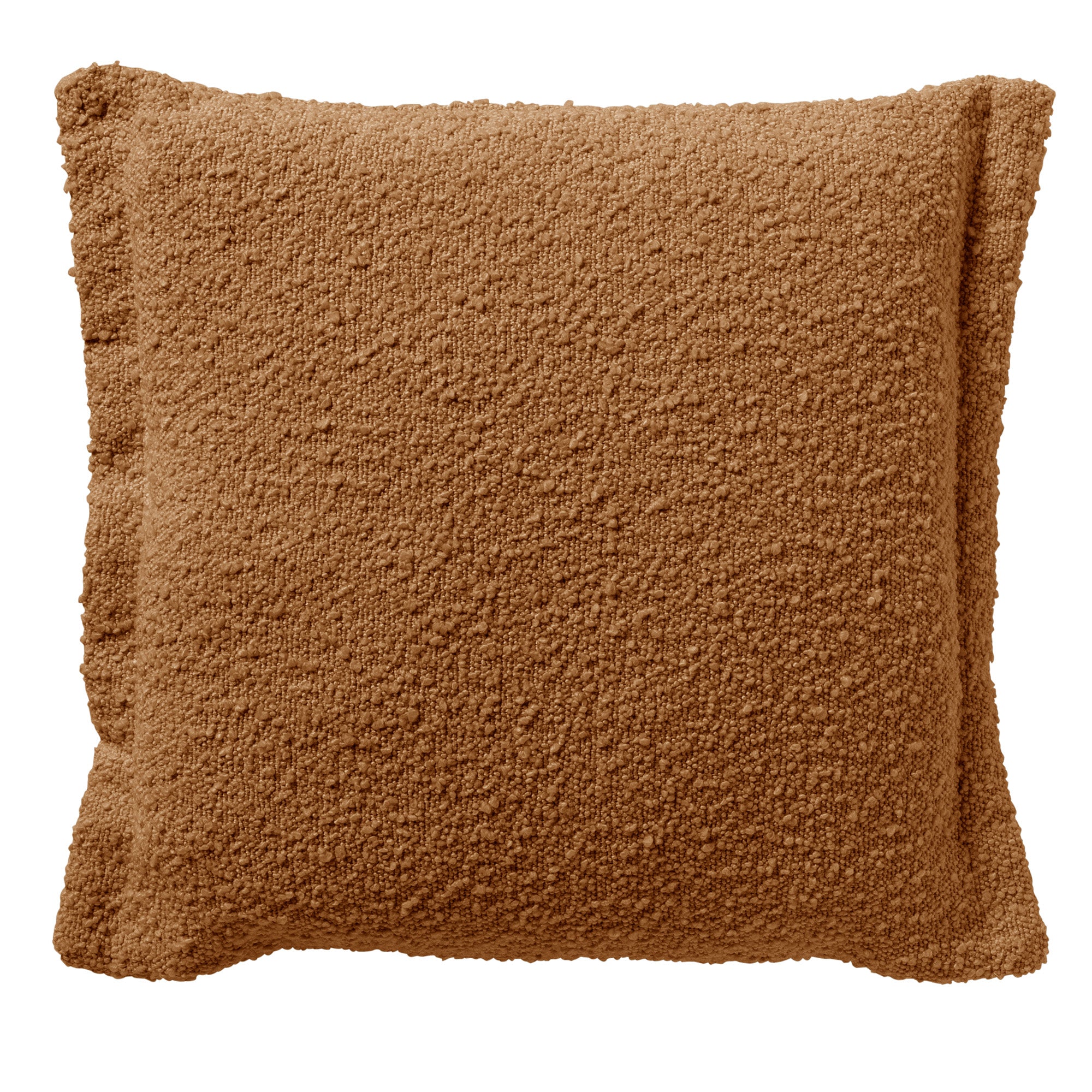 OTIS - Kussenhoes 45x45 cm - effen kleur - unieke stof - Tobacco Brown - bruin