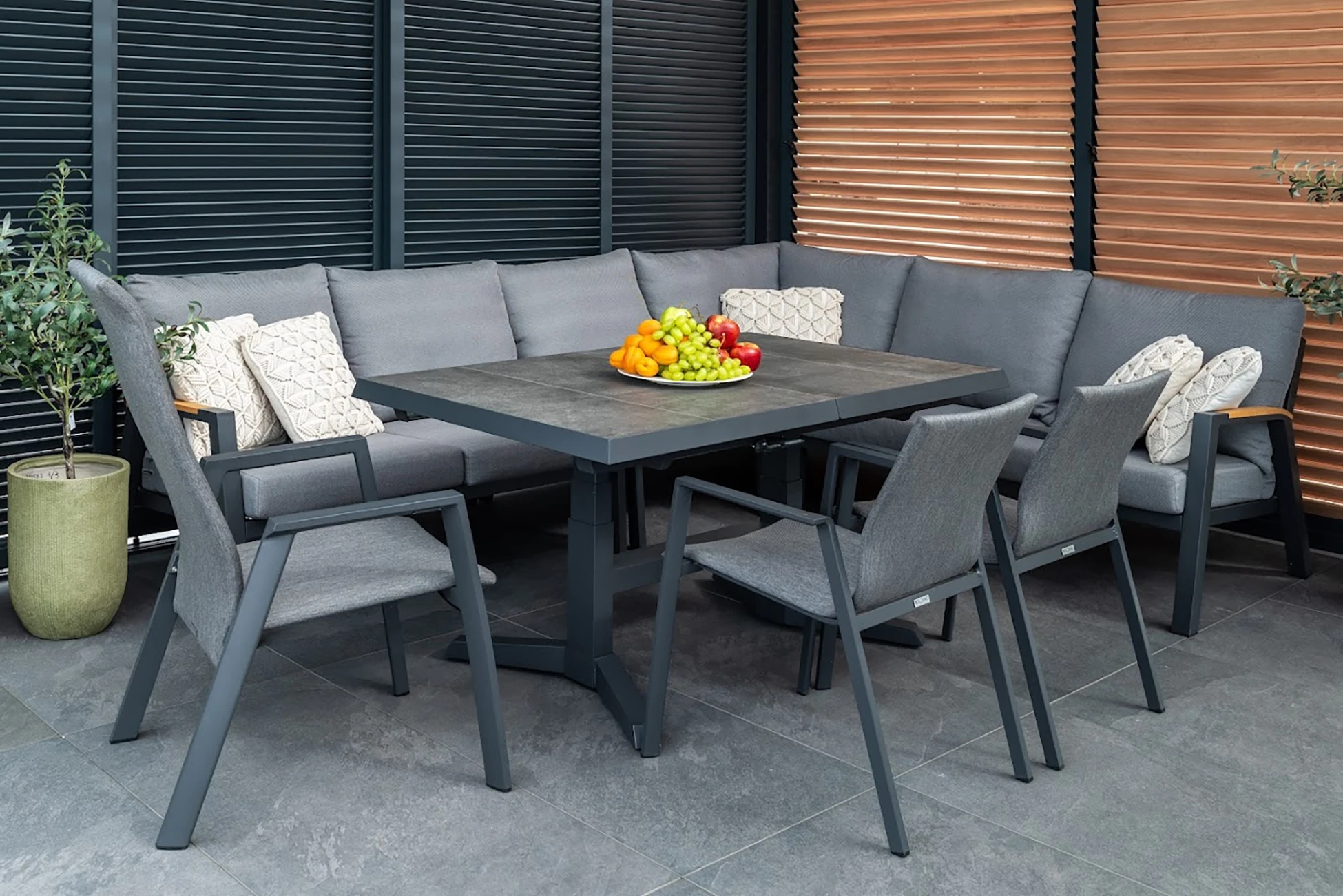 Stół ogrodowy Rimini rozkładany JX55 143/183×88