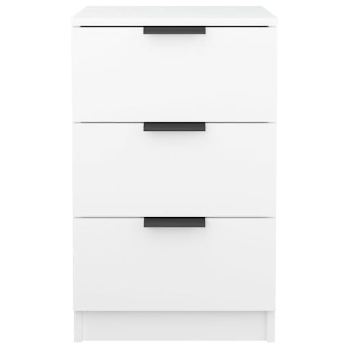 NNEVL Bedside Cabinets 2 pcs White 40x36x65 cm