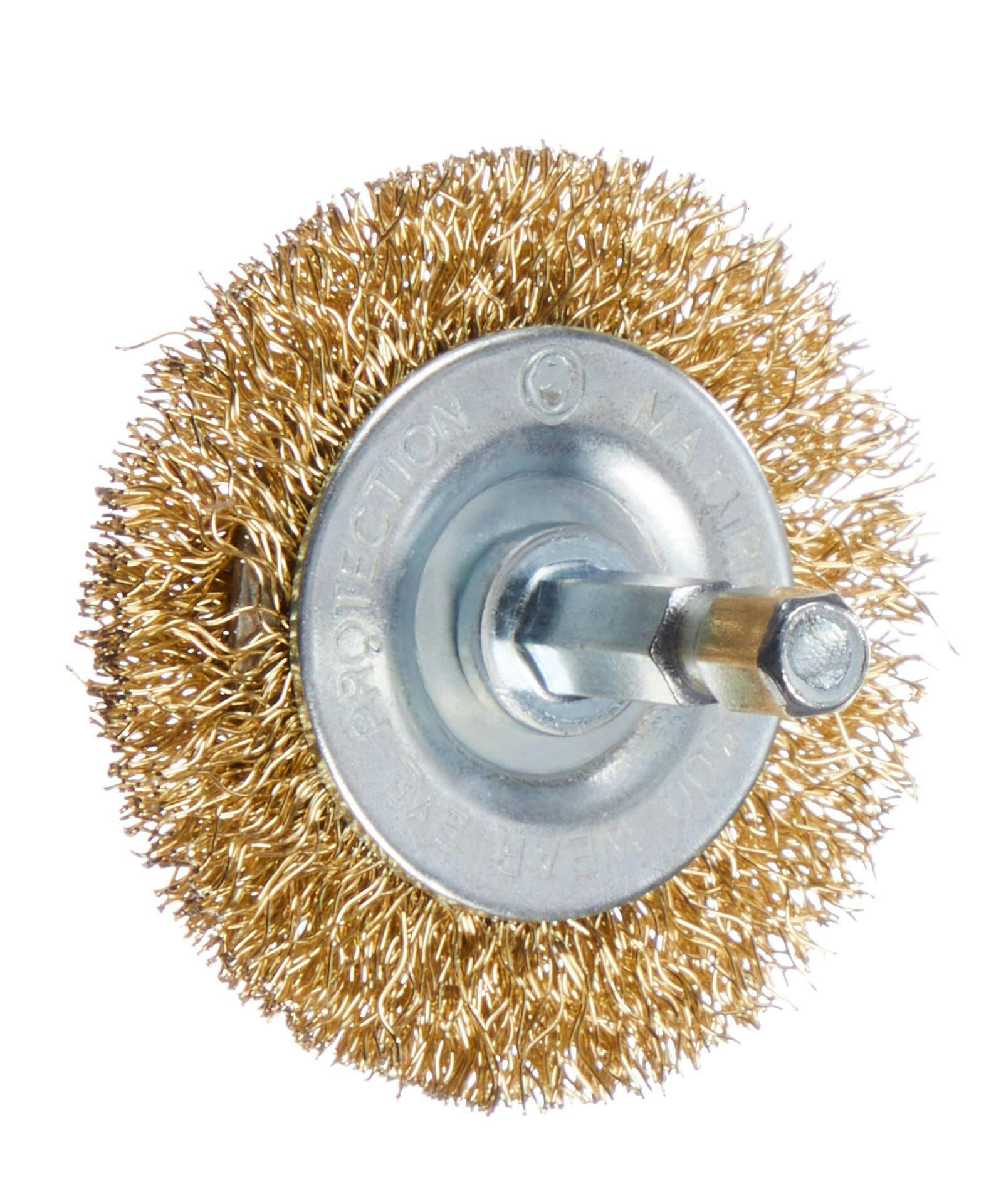 Mastercraft Flat Wire Wheel Brush, Coarse, 2-in